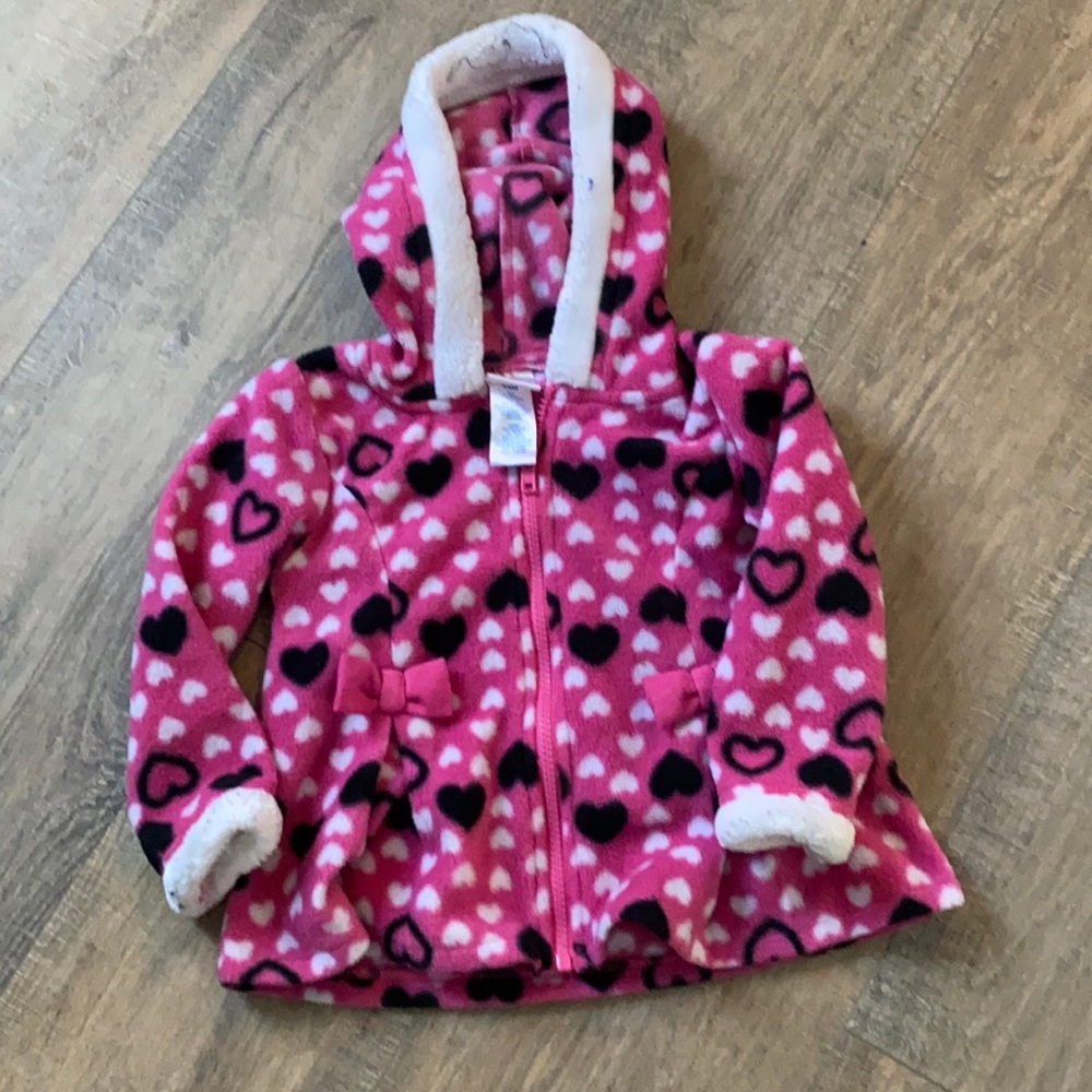 Heart fleece